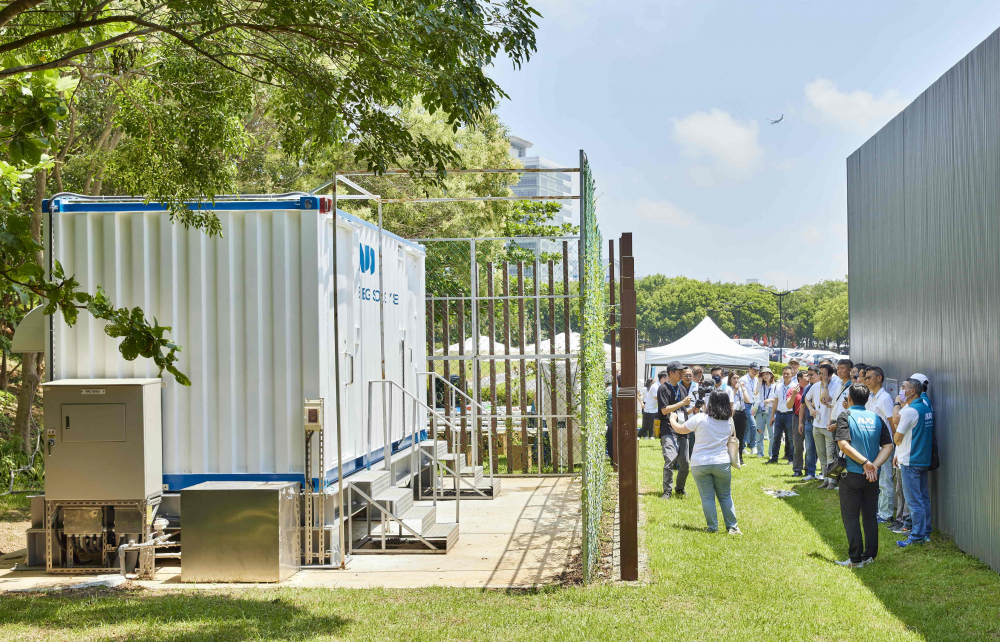 XPJ(中国大陆)西大墩窯文化館建置屋頂全綠電及儲能櫃，為兼具創能儲能的永續綠能場域